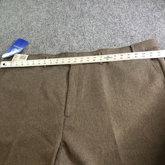 Levis Pants Mens 52x30 Brown Tan Action Slacks Trousers Vintage Pockets - Picture 5 of 11